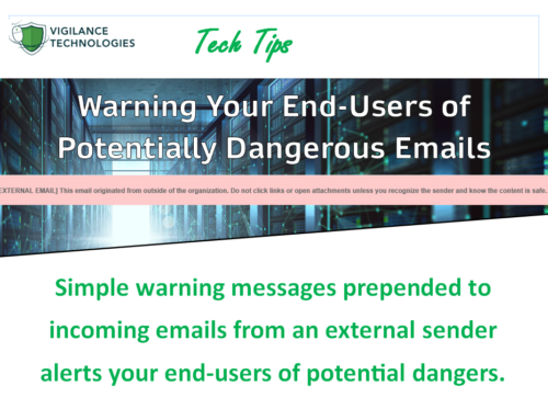 Tech Tips: Email Warning Messages